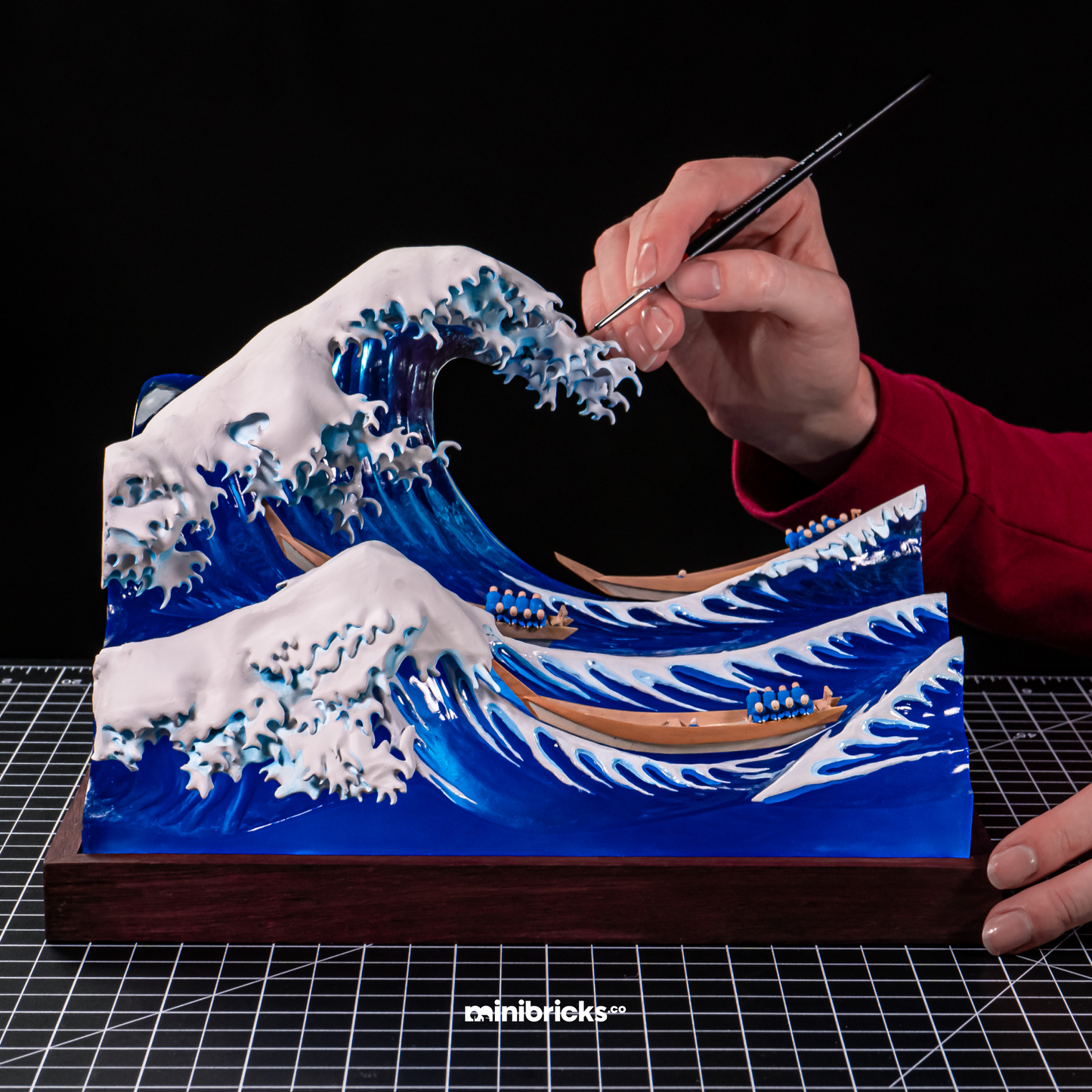 The Great Wave off Kanagawa miniature