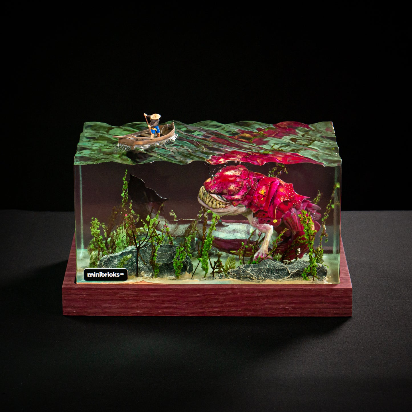 Fisherman and Underwater monster