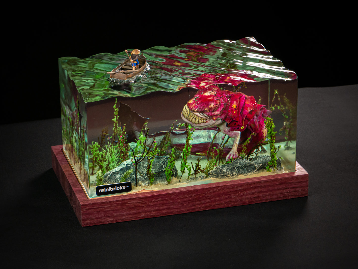 Fisherman and Underwater monster