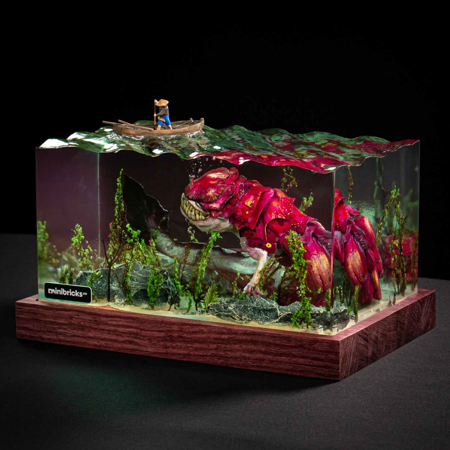 Fisherman and Underwater monster